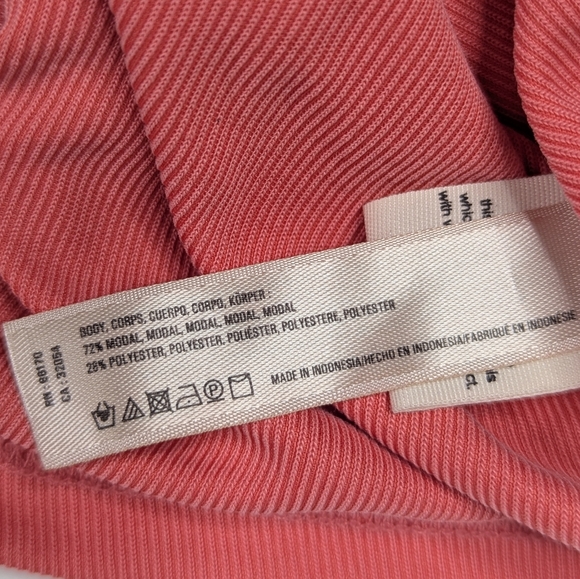 ANTHROPOLOGIE Saturday Sunday Ribbed Wrap Top Sz M - Picture 14 of 14